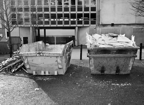 Sorting items during house clearance in Kensington