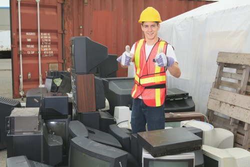 Final clean-up after office clearance in Kensington