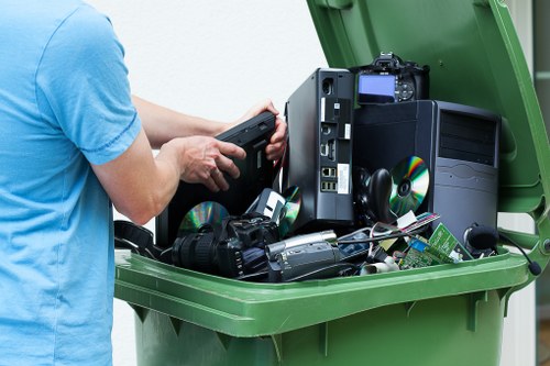 Eco-friendly disposal methods during loft clearance